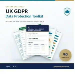 UK GDPR Toolkit - 90 UK data protection templates