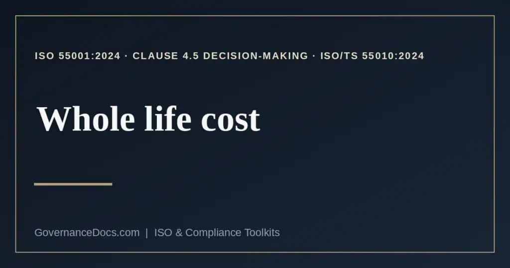 whole life cost explained