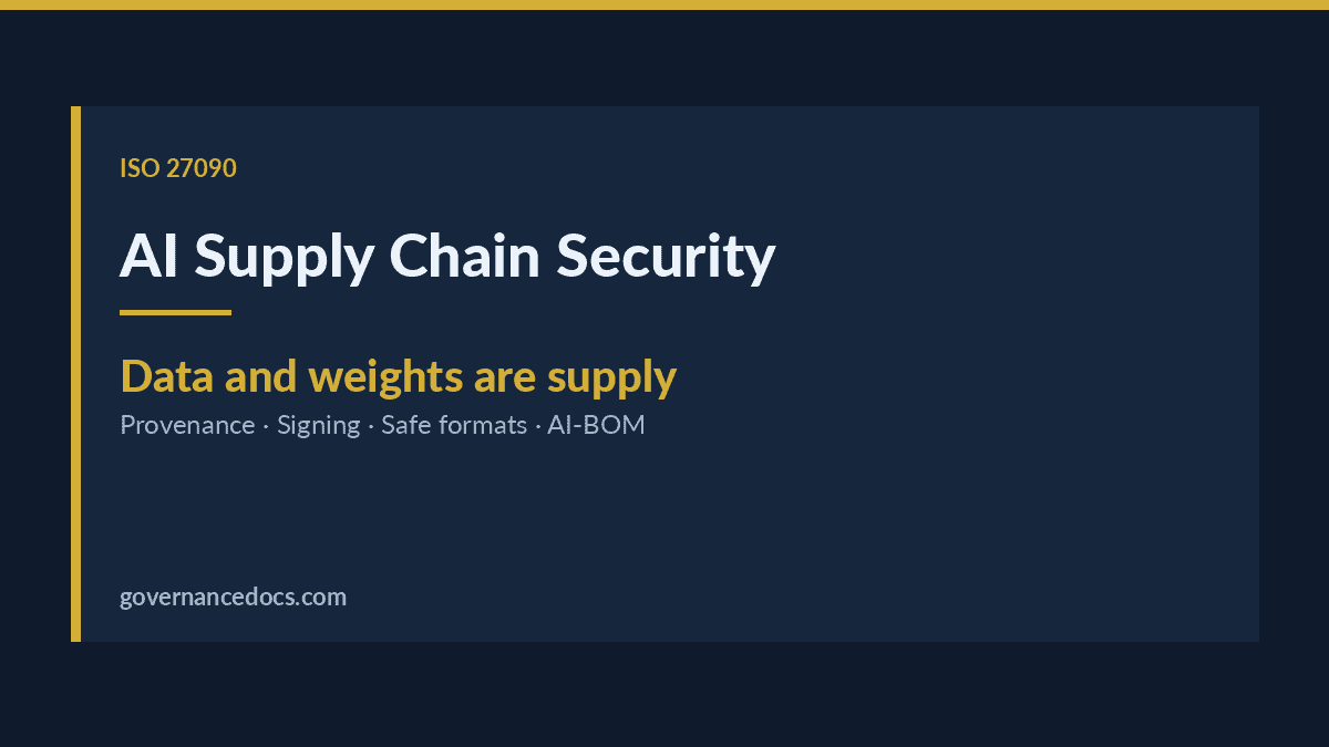 AI Supply Chain Security: Models, Datasets and the AI-BOM ai supply chain security explained