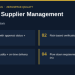 AS9100 supplier management infographic