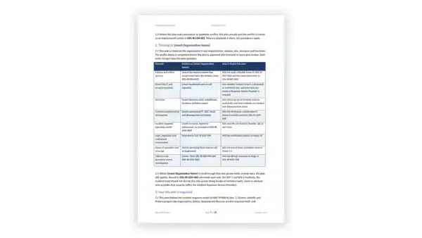 Incident Response Toolkit sample: GDL-IR-MGT-001 - Incident Response Plan