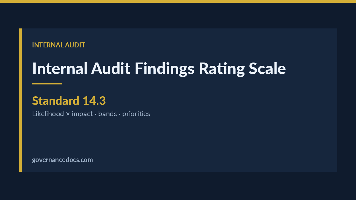 Internal Audit Findings Rating Scale: Examples and Template internal audit findings rating scale explained