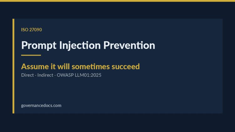 Governance Docs image about prompt injection prevention andsecurity.
