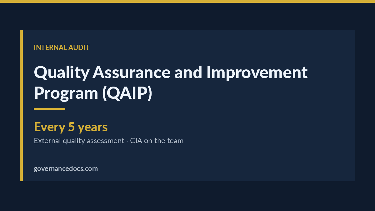 Quality Assurance and Improvement Program (QAIP): 2026 Guide quality assurance and improvement program explained