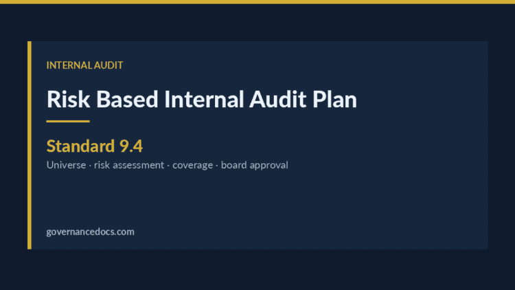 risk based internal audit plan — Risk Based Internal Audit Plan: A Step-by-Step 2026 Guide