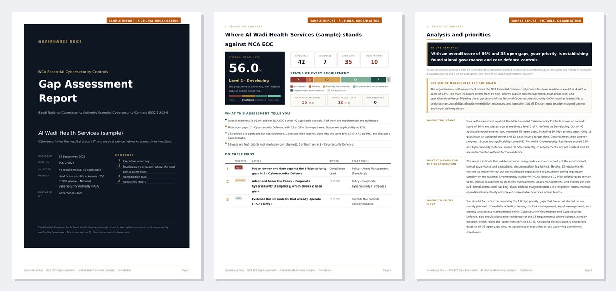 nca ecc gap analysis